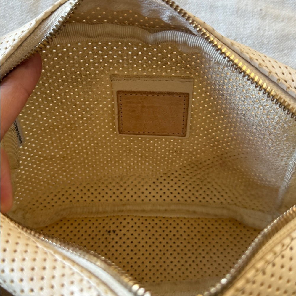 Clare V. Perforated Beige crossbody Handbag - Picture 4 of 4